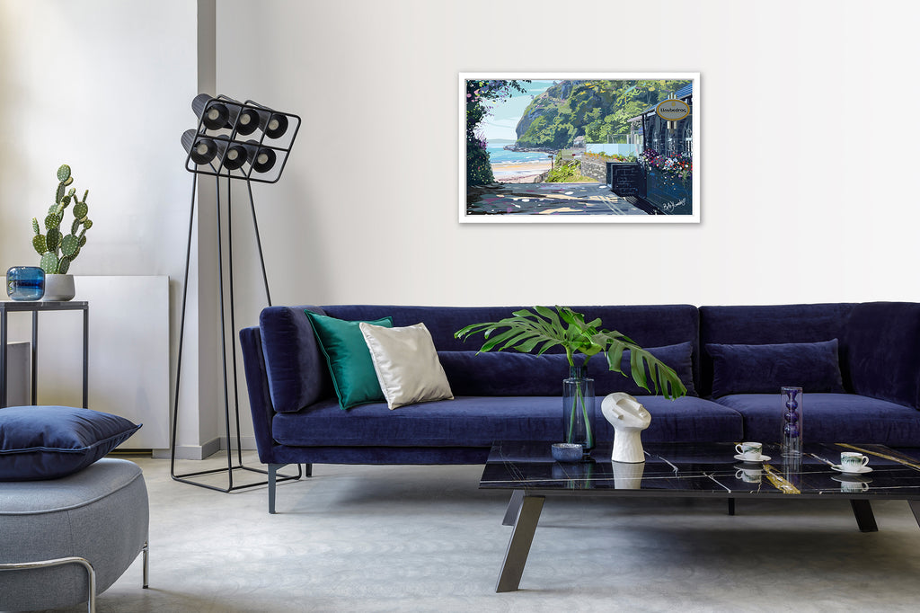 Môr Yn Galw Panoramic Canvas Print (Limited Edition)
