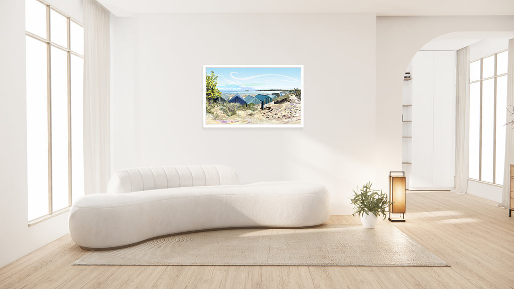 Glan Y Môr Amdani (Take Me To The Beach) Ltd. Ed. Canvas