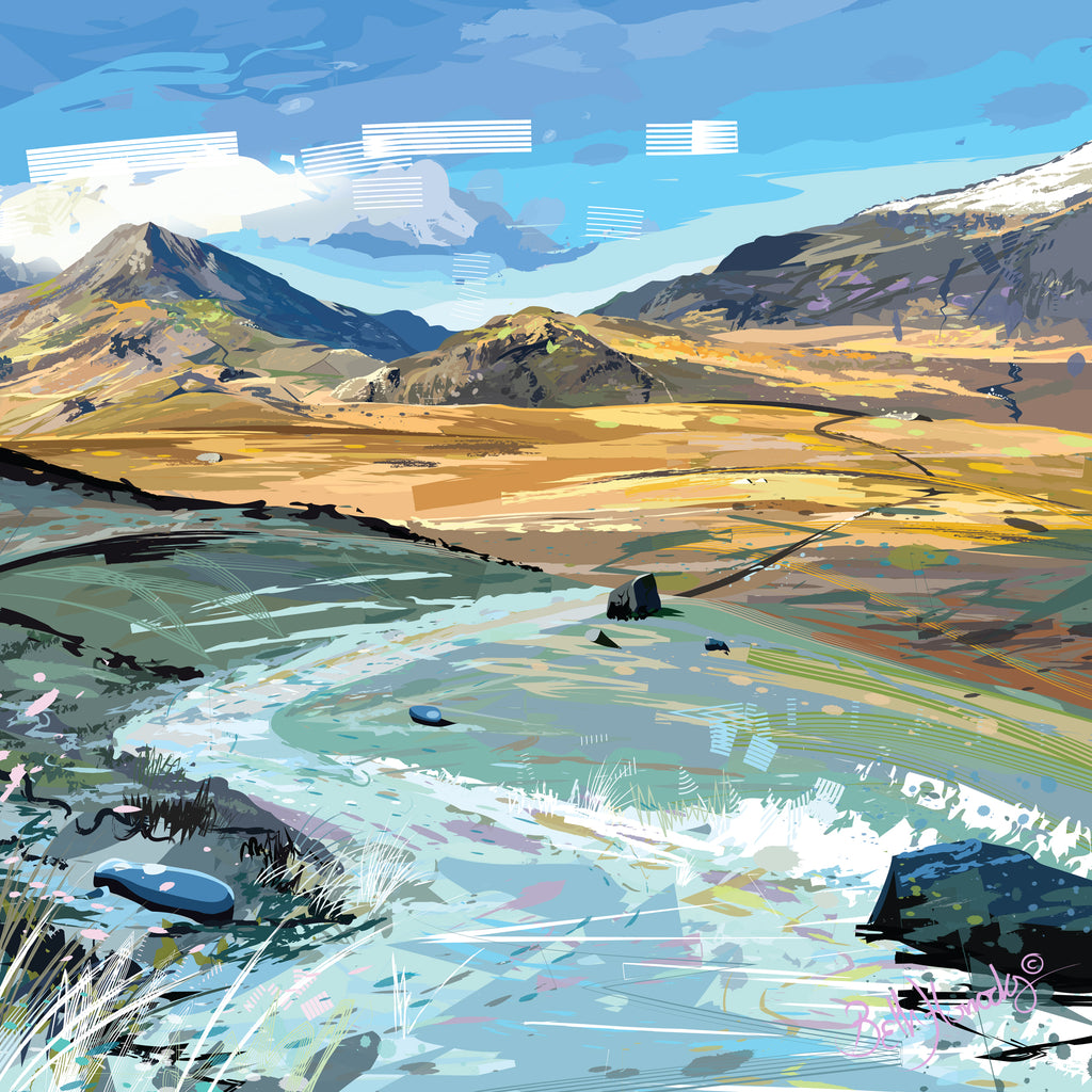 Crib Goch Yn Galw Canvas Print (Ltd. Ed)