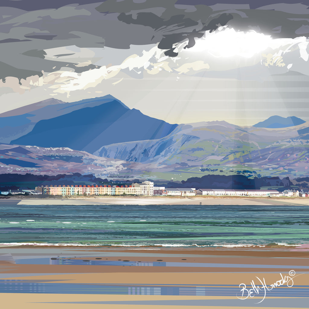 Rhodfa Marian Y Môr Canvas Print (Ltd. Ed)