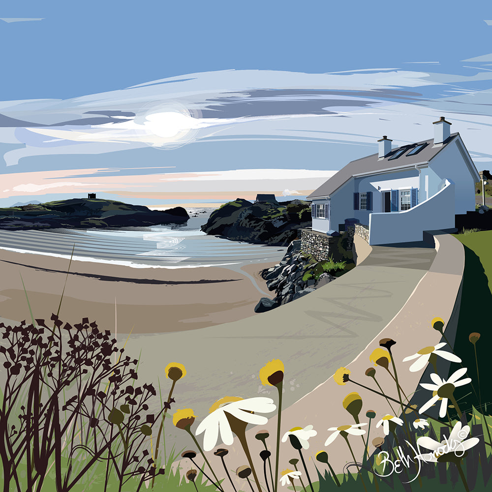 Tyddyn Traeth Tlws Canvas Print (Limited Edition)