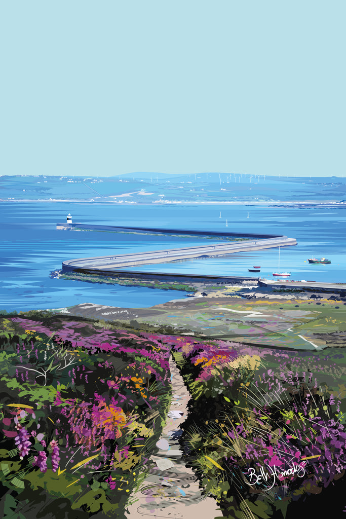 Breakwater Tea Towel