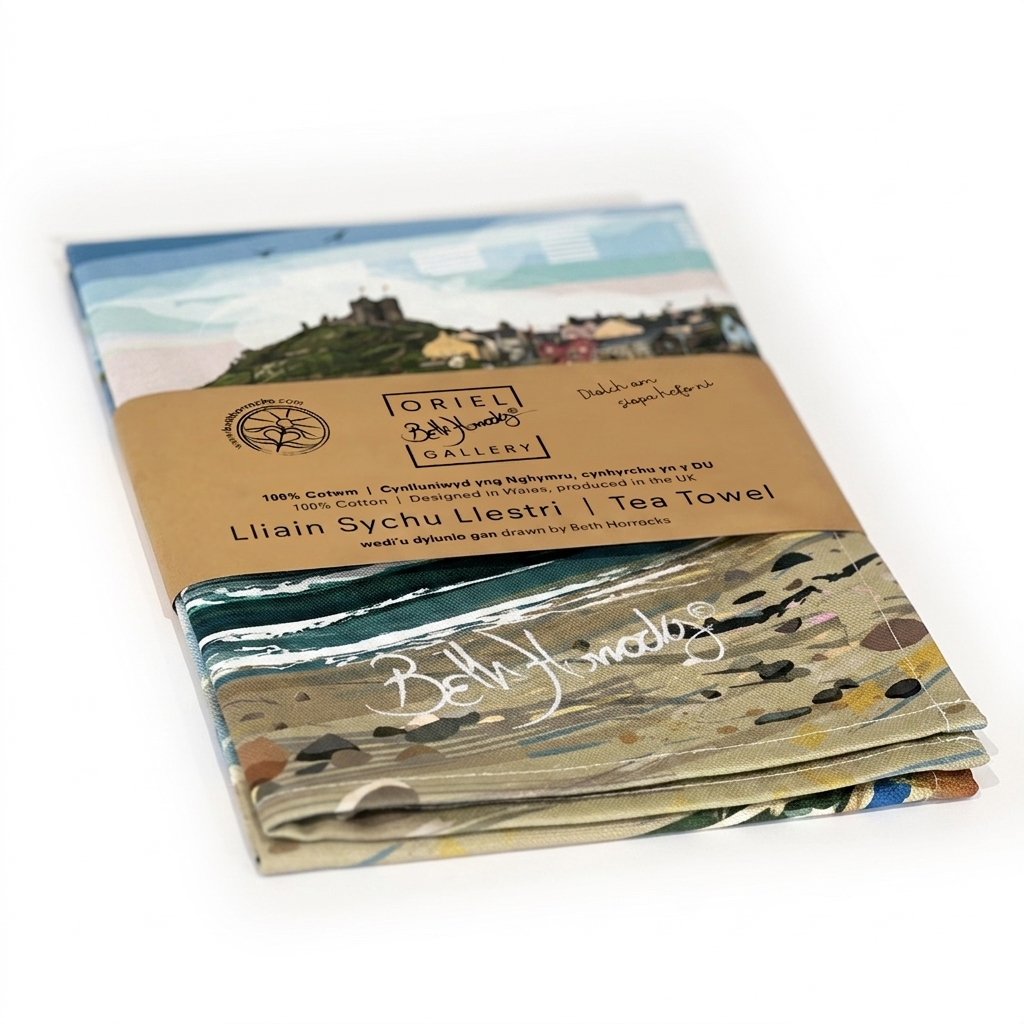Criccieth Tea Towel