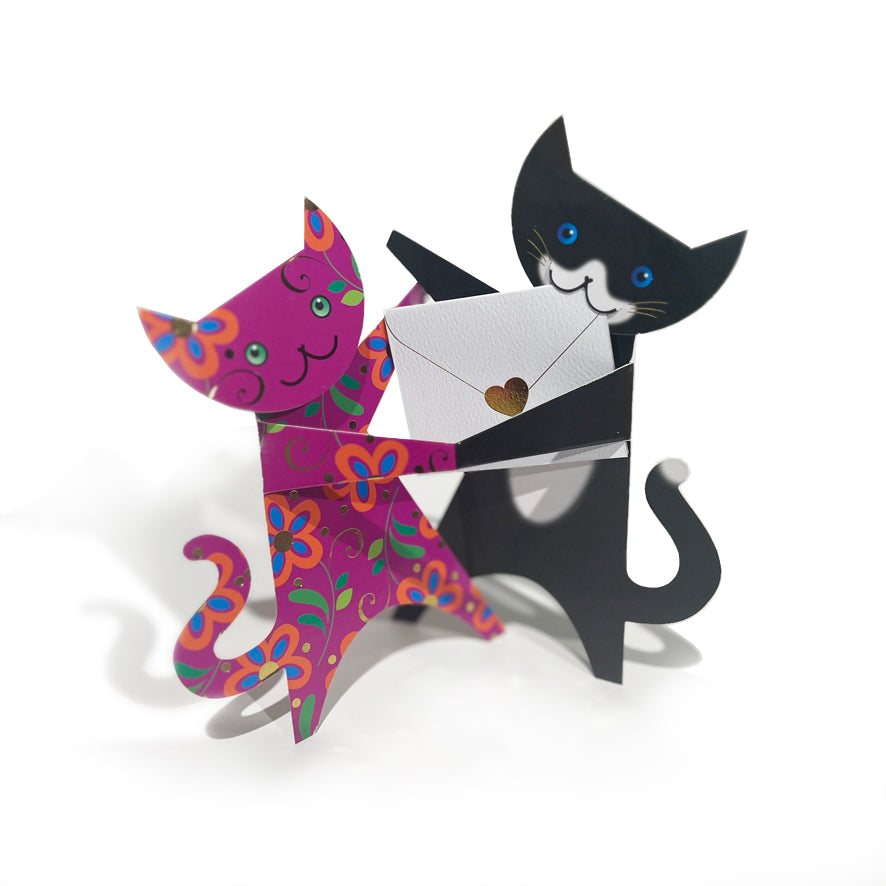 Dancing Cats Card