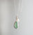 Seaglass and Pearl Pendant