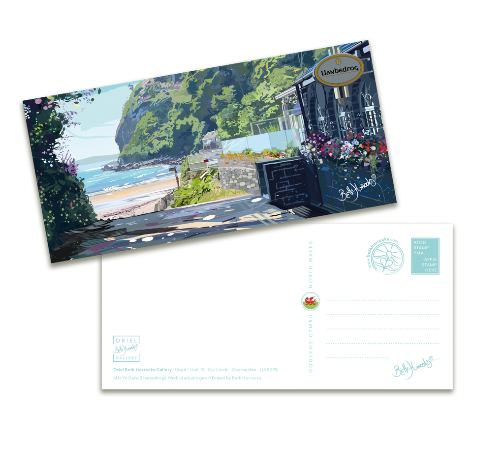 Môr Yn Galw (Llanbedrog) Postcard