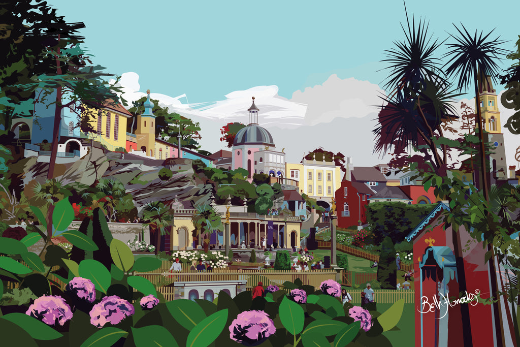 Portmeirion Tea Towel