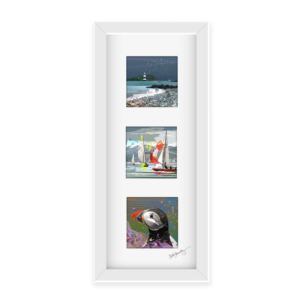 Triple Aperture Card Frame (Includes 3 Cards)