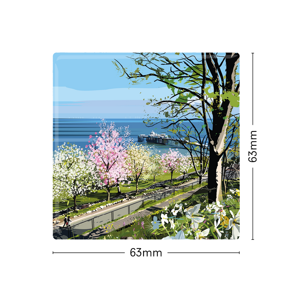 Y Fach, Happy Valley Fridge Magnet