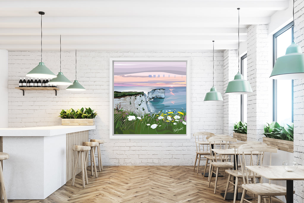 Old Harry Rocks Canvas (Limited Edition)
