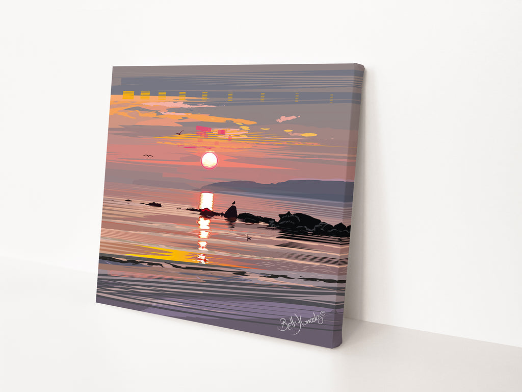 Benllech Sunrise Canvas (Ltd. Ed)