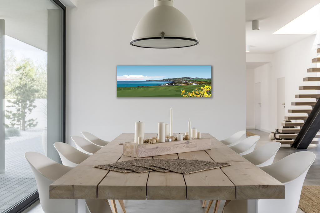 Porth Swtan Panoramic Canvas Print (Limited Edition)