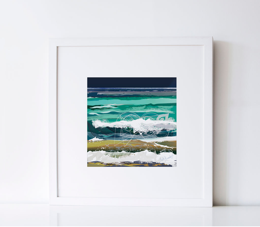 Moody Seascape Framed Print (Limited Edition)