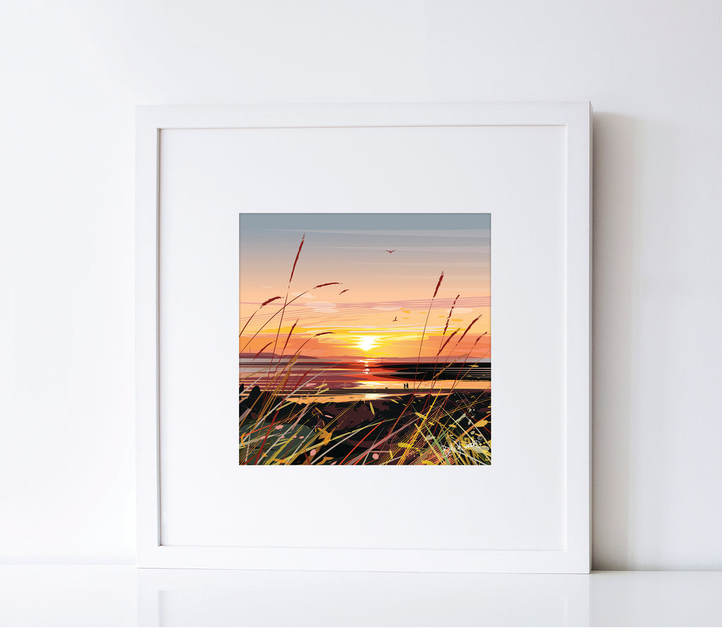 West Shore Sunset Framed Print (Limited Edition)