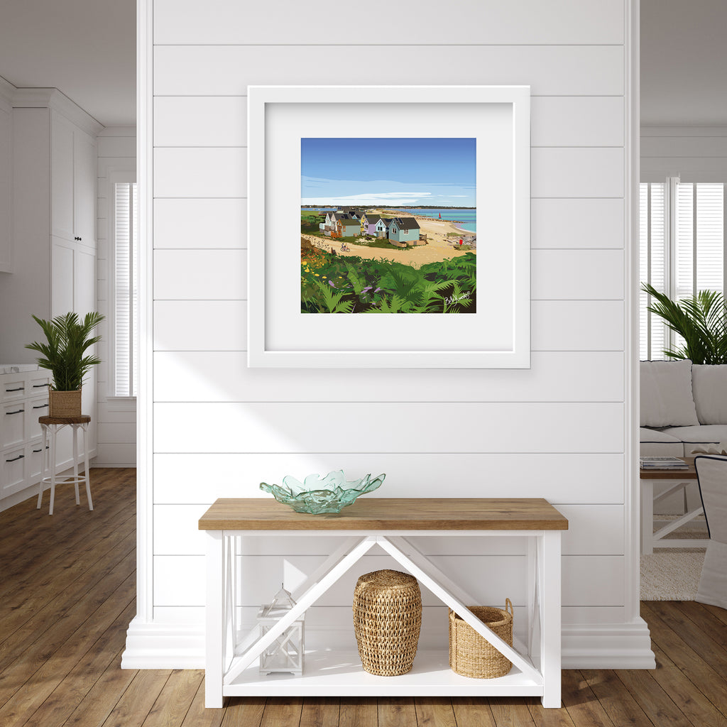 Summers Day At Mudeford Framed Print (Limited Edition)