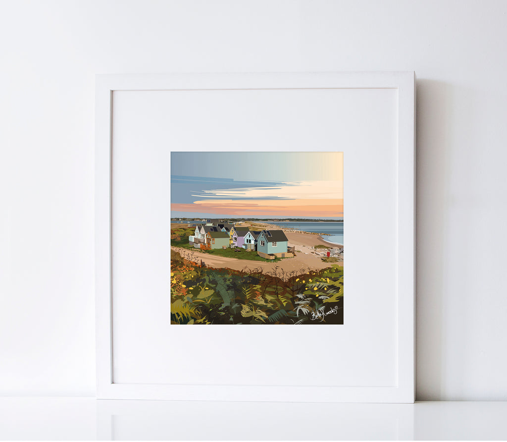 Autumn Sunrise, Mudeford Framed Print (Limited Edition)